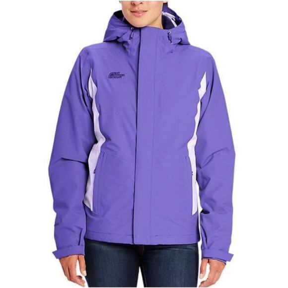 The North Face Jackets & Blazers - The North Face HyVent Triclimate Claremont Purple Jacket Women's Size Medium